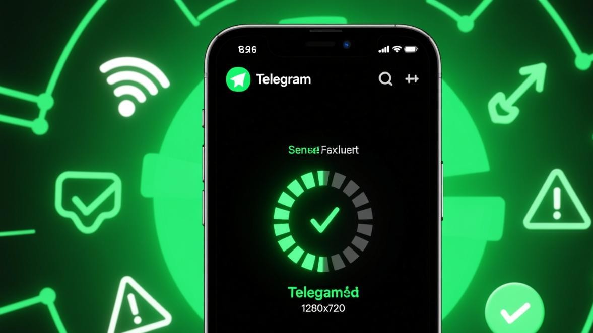 Telegram消息发送失败转圈动画 - 排查教程配图