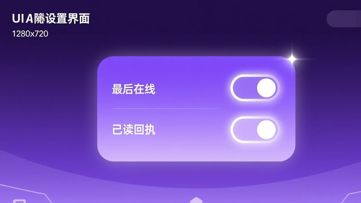 隐私设置-最后上线与已读回执选项