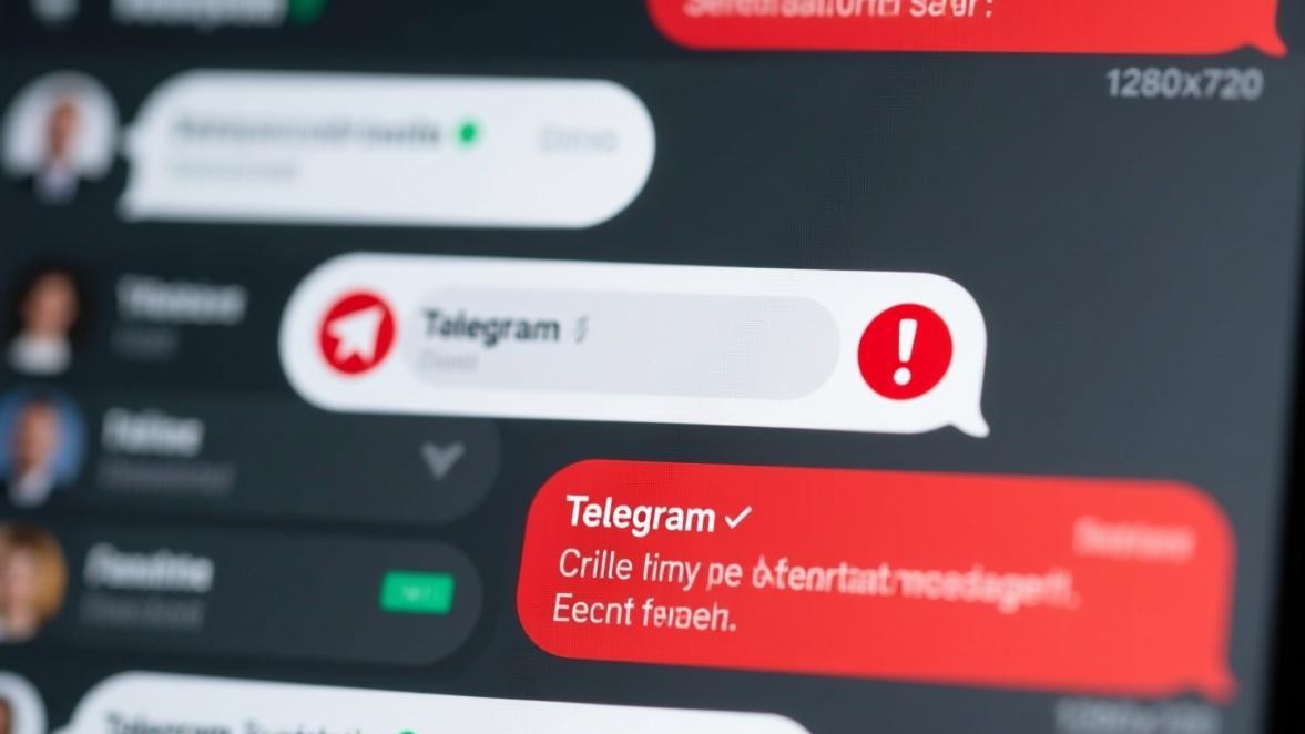 Telegram红色叹号错误详情截图 - 排查教程配图